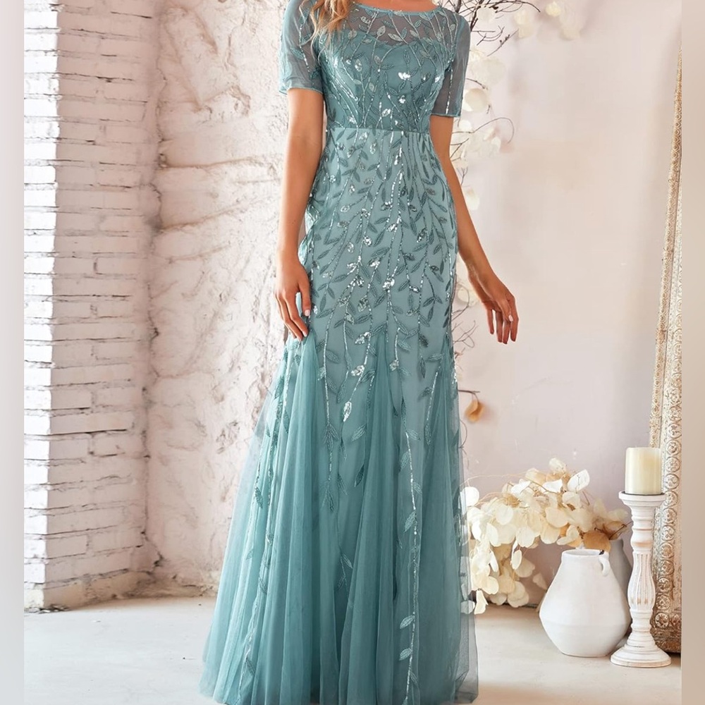 Sequined Formal Dress (Size 4)